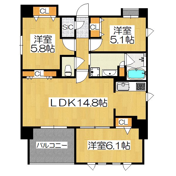 写真及び図面と現況が異なる場合は現況が優先となります。