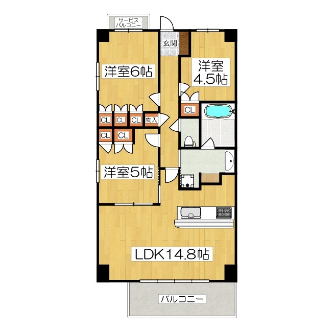 写真及び図面と現況が異なる場合は現況が優先となります。